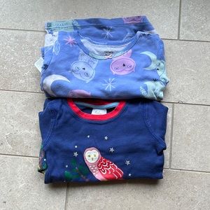 Bundle of owl pajamas, 3T